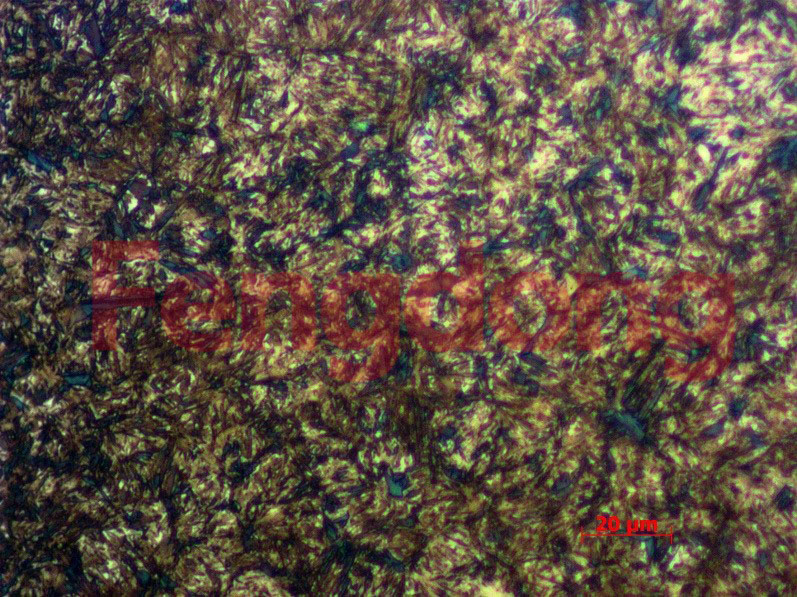 图31#失效件裂纹附近磨削处表面显微组织  500×
